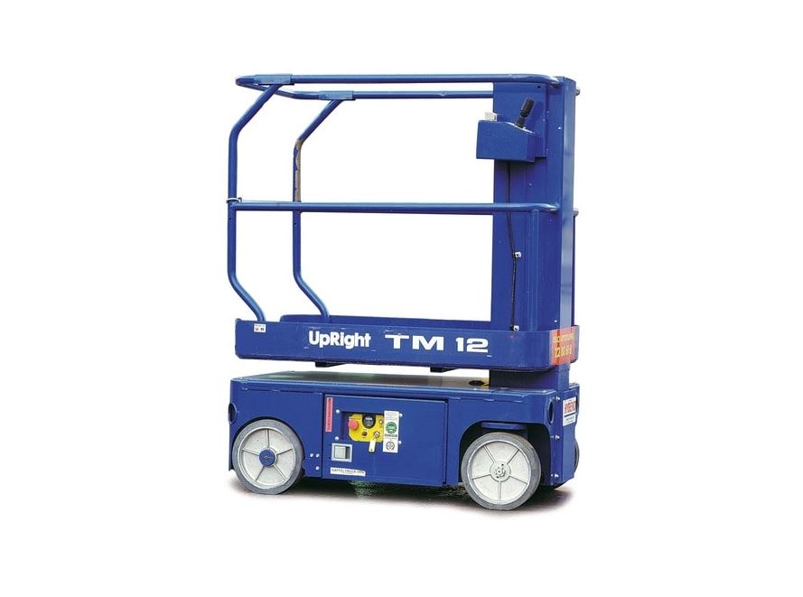 Pelarlift saxlift Upright TM12 säljes till salu Skylift